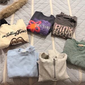 Graphic and Solid Sweatshirt Collection